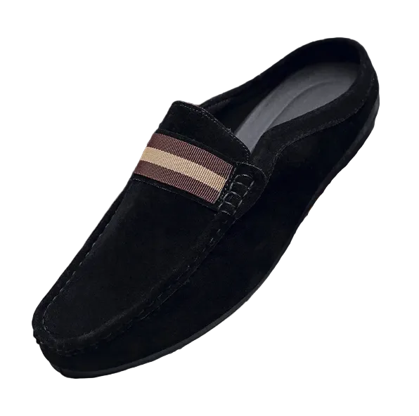 Men’s Stripe Band Mule Loafers
