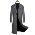 Men’s Three-Button Long Coat