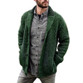 Men’s Wide Fold-Over Collar Sweater