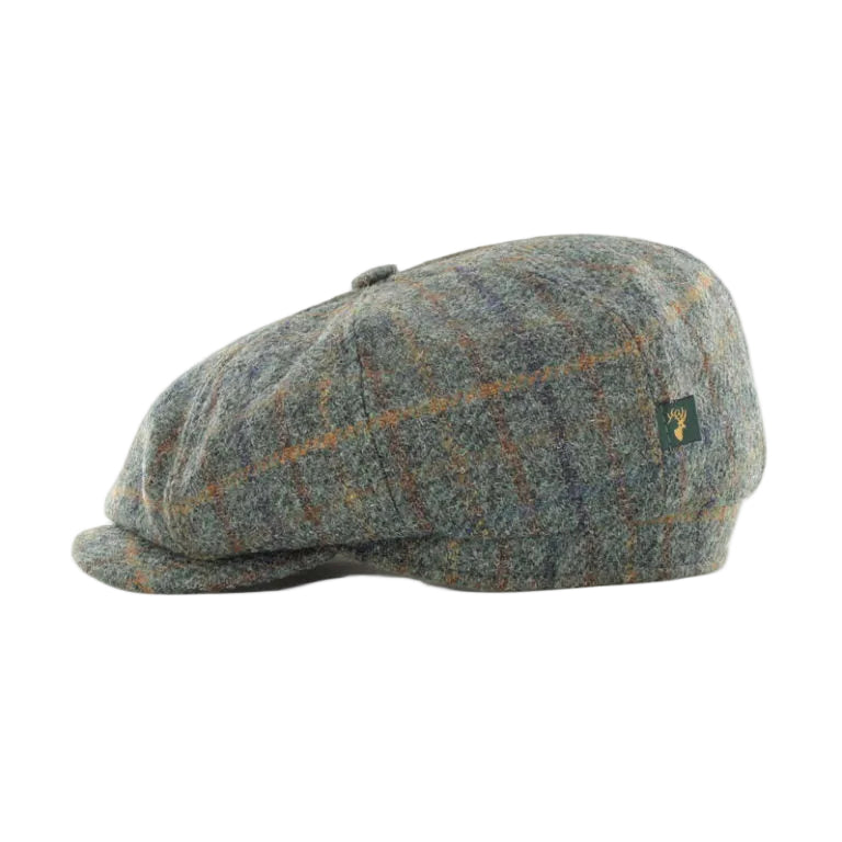 Men’s Windowpane Flat Cap