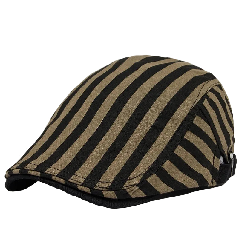 Men’s Windowpane Flat Cap