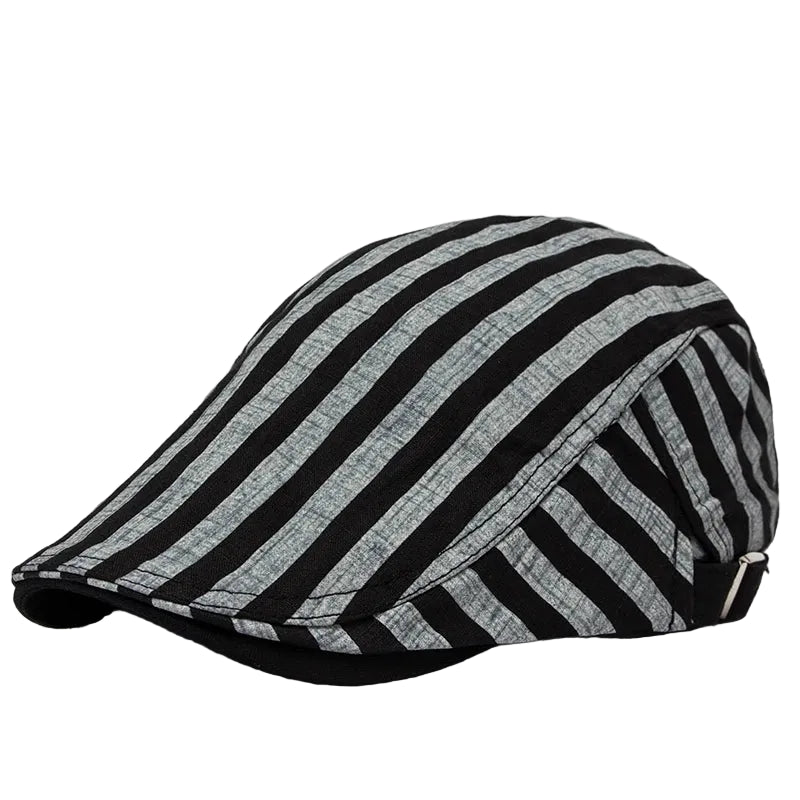 Men’s Windowpane Flat Cap
