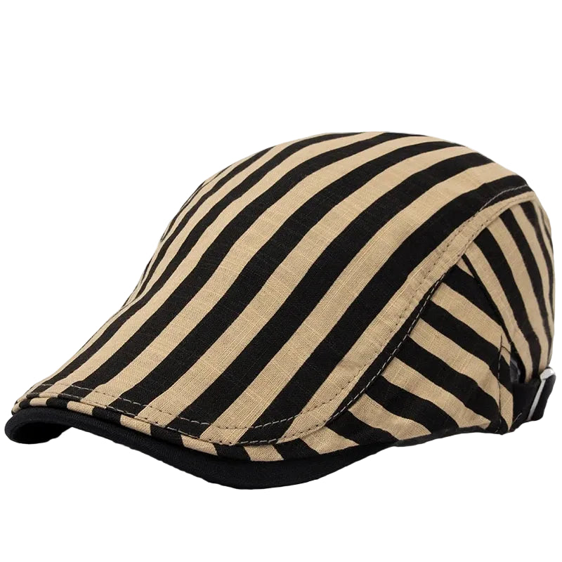 Men’s Windowpane Flat Cap