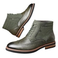 Men’s Wingtip Lace-Up Boots