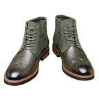 Men’s Wingtip Lace-Up Boots