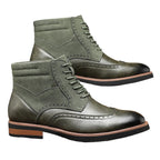 Men’s Wingtip Lace-Up Boots