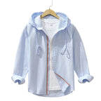 Men's Zip-Up Hooded Shirt