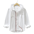 Men's Zip-Up Hooded Shirt