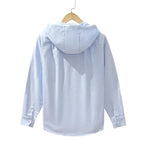 Men's Zip-Up Hooded Shirt