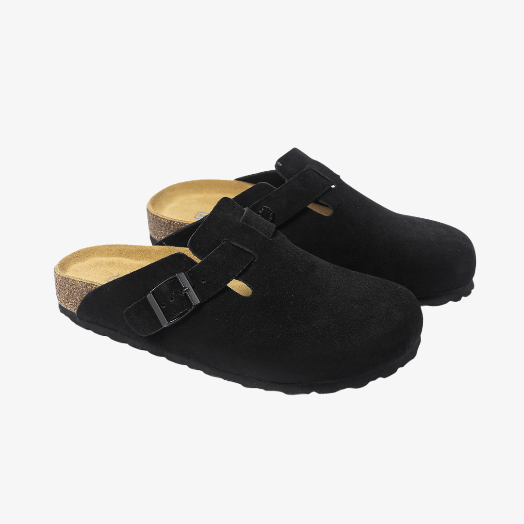 Men's Adjustable Buckle Strap Clogs