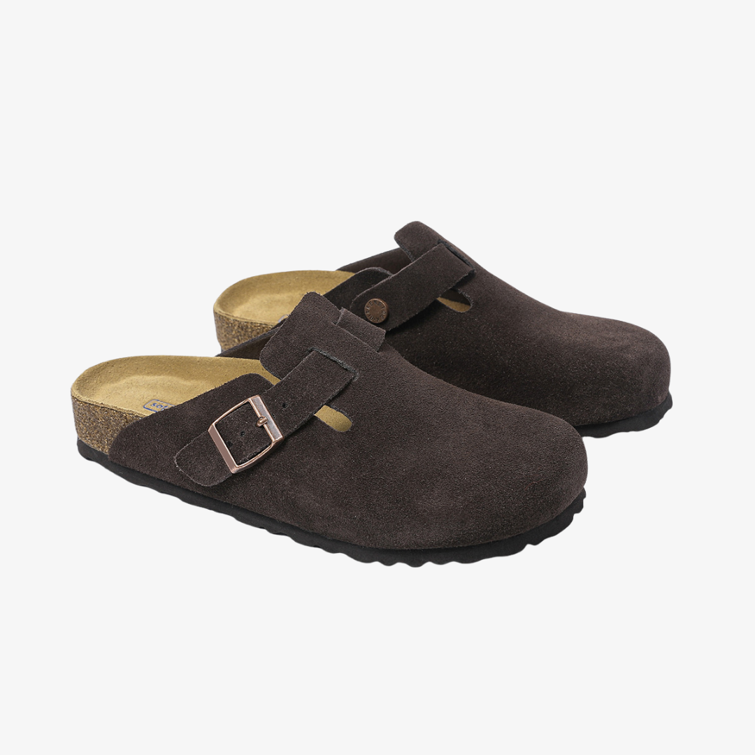 Men's Adjustable Buckle Strap Clogs