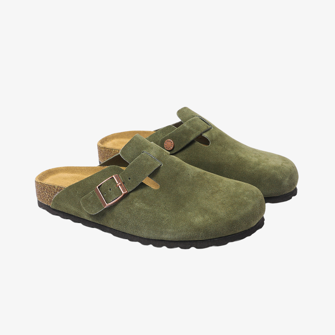 Men's Adjustable Buckle Strap Clogs