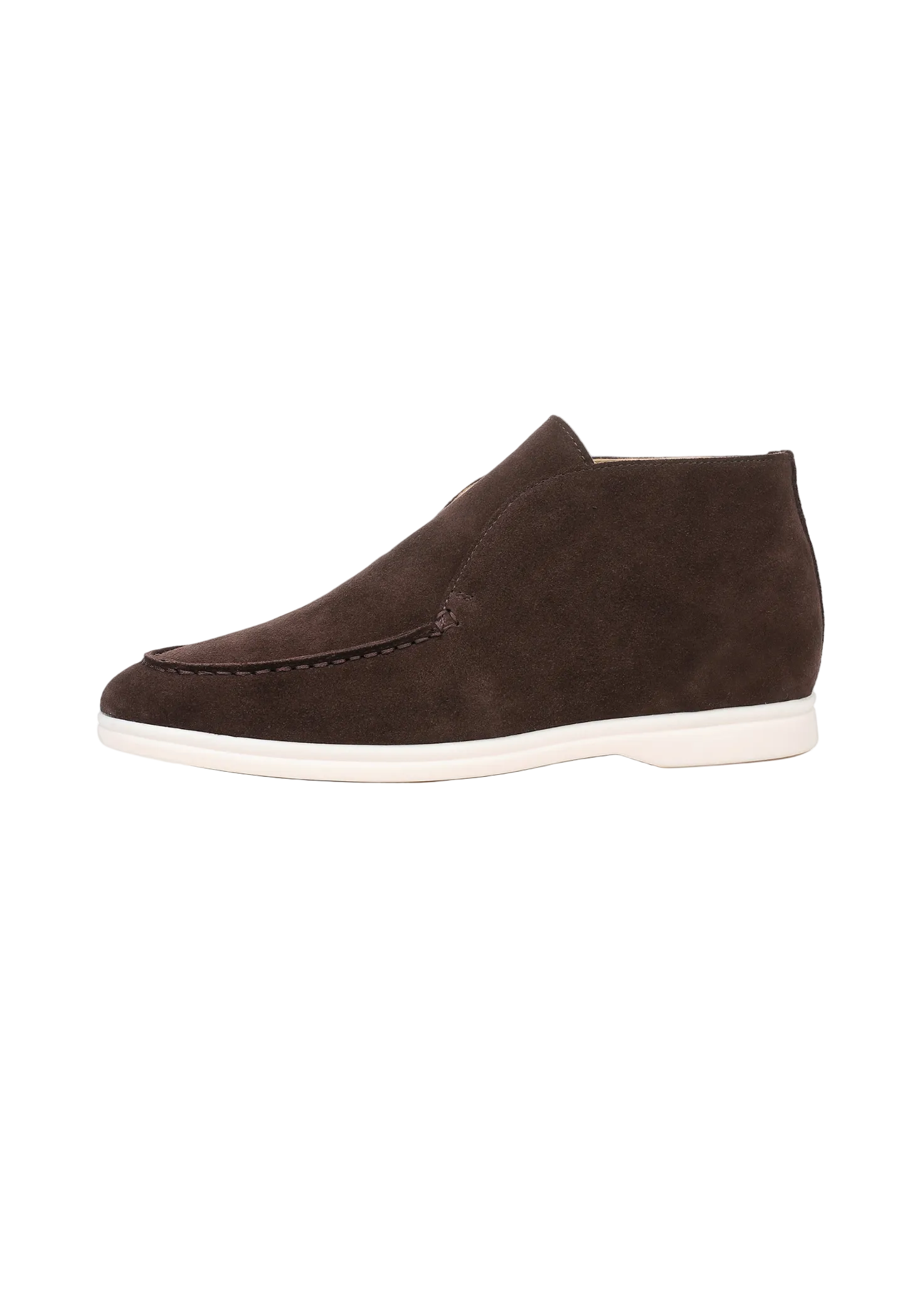 Men's Ankle Loafers With Stitching