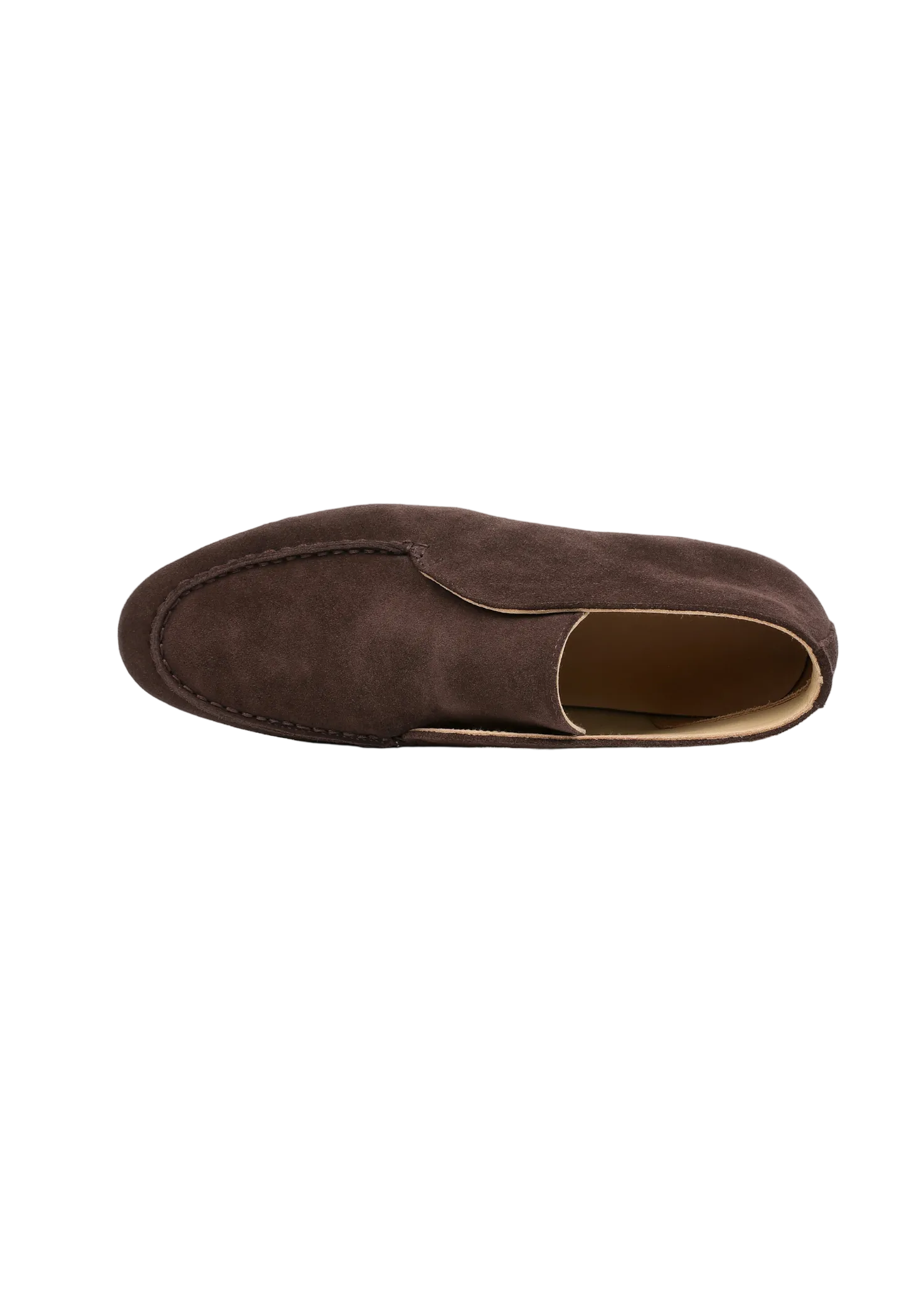 Men's Ankle Loafers With Stitching