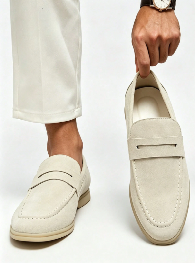 Men's Apron Toe Penny Loafers