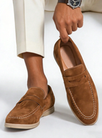 Men's Apron Toe Penny Loafers