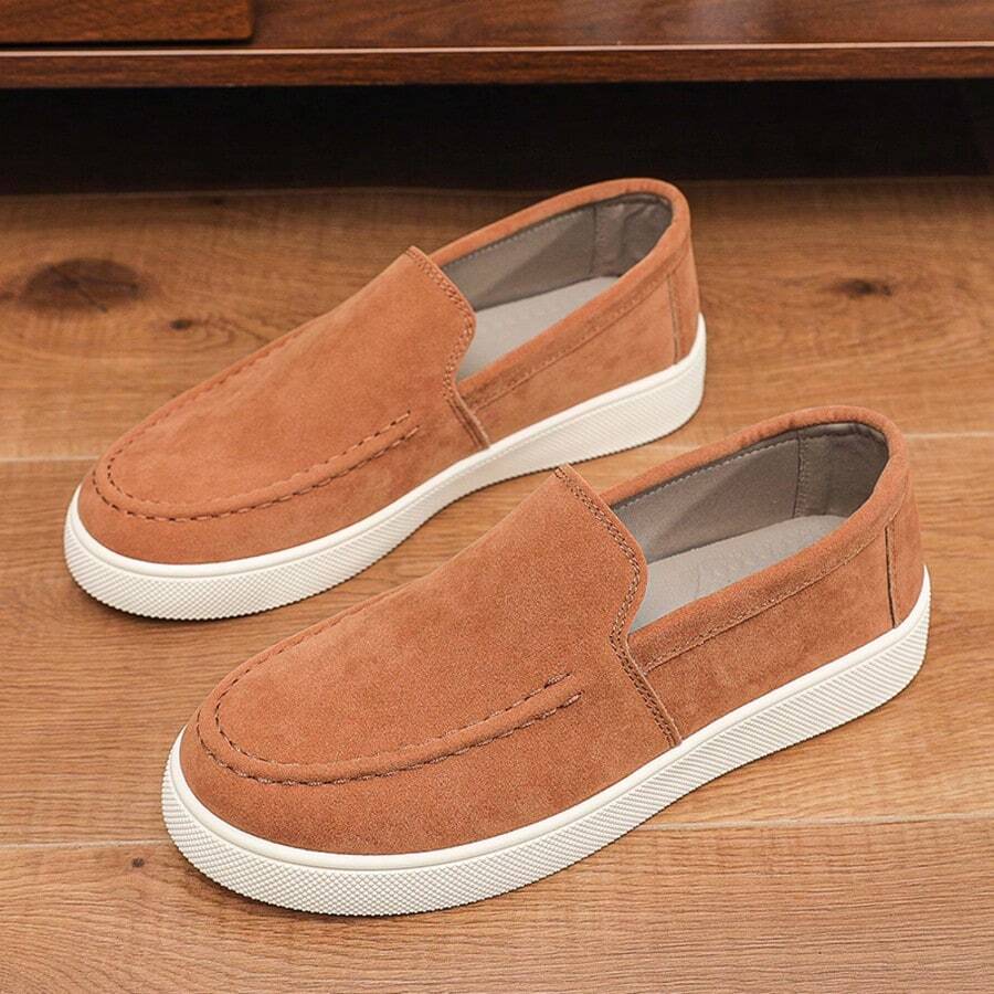 Men's Apron Toe Slip-On Loafers