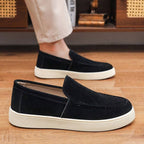 Men's Apron Toe Slip-On Loafers