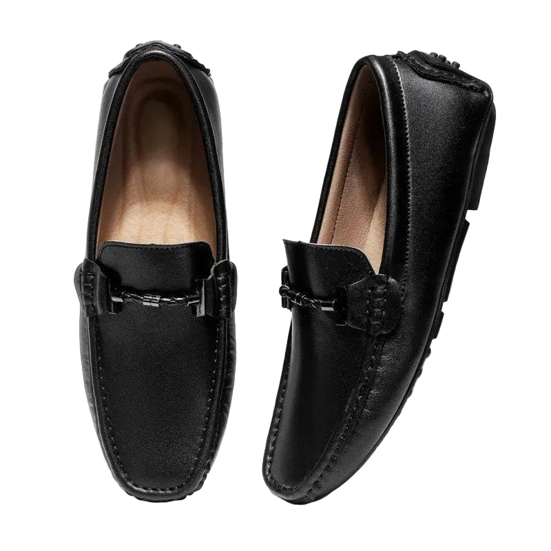Men's Bar Detail Slip-On Loafers