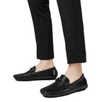 Men's Bar Detail Slip-On Loafers