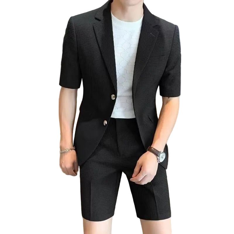 Men's Blazer and Shorts Set