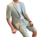 Men's Blazer and Shorts Set