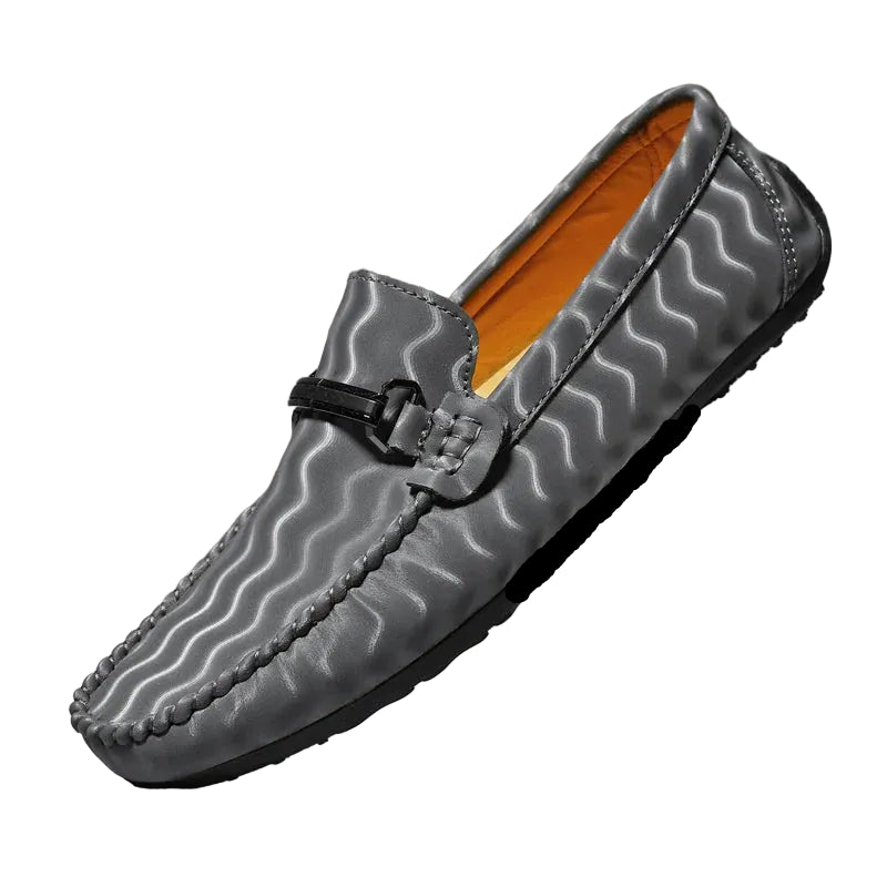 Men's Bow Detail Slip-On Loafers