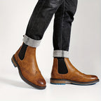 Men's Brogue Chelsea Boots