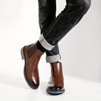 Men's Brogue Chelsea Boots