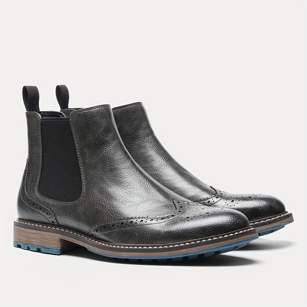 Men's Brogue Chelsea Boots