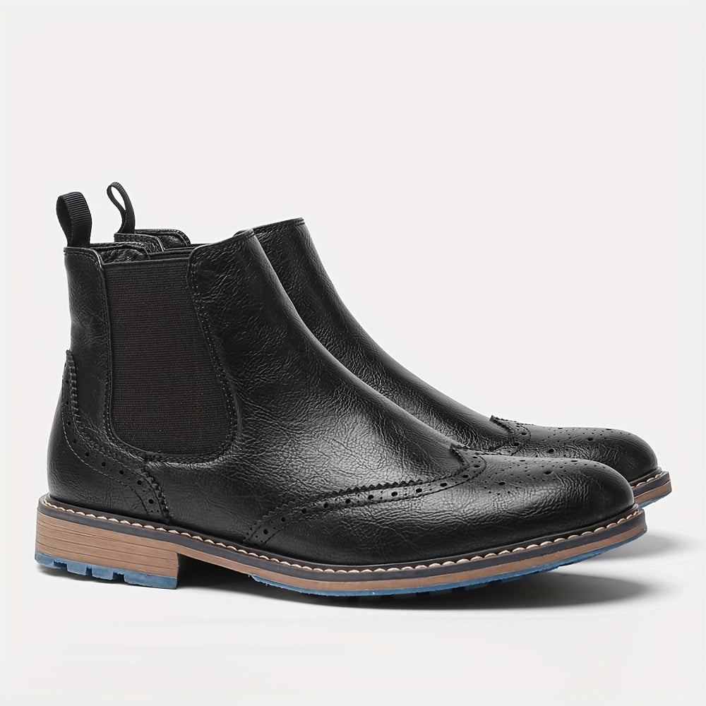 Men's Brogue Chelsea Boots