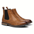 Men's Brogue Chelsea Boots