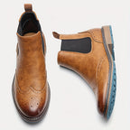 Men's Brogue Chelsea Boots