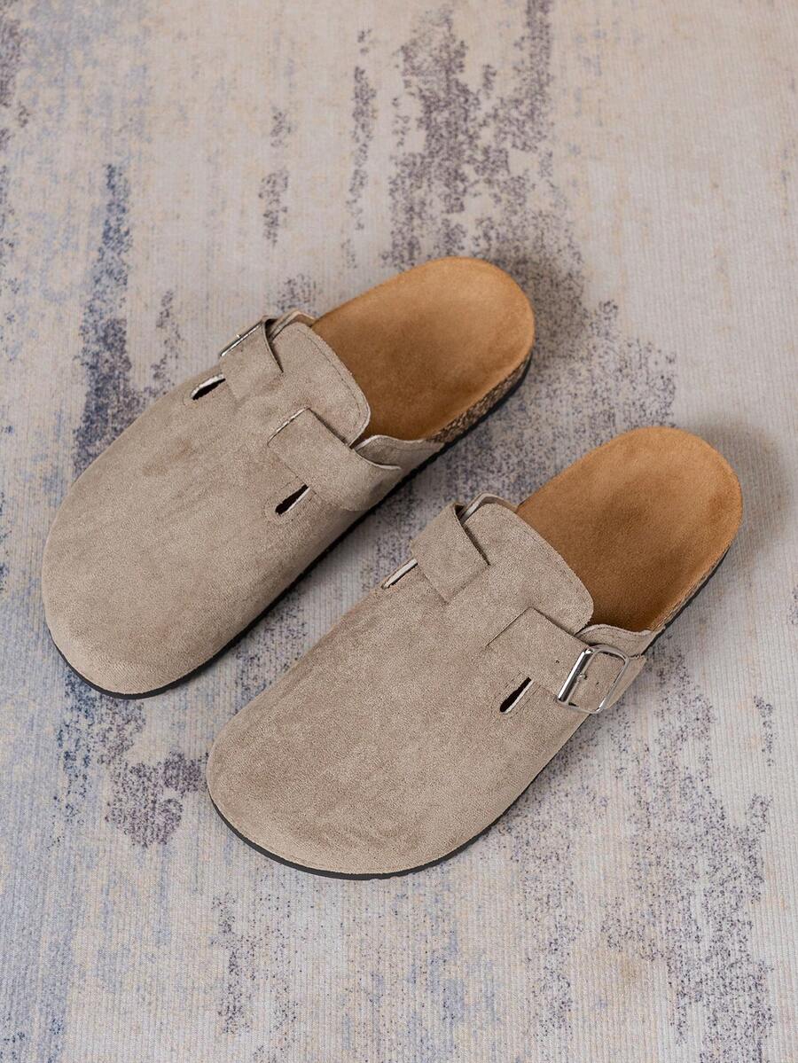 Men's Buckle Clog Sandals