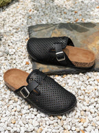 Men's Buckle Clog Sandals