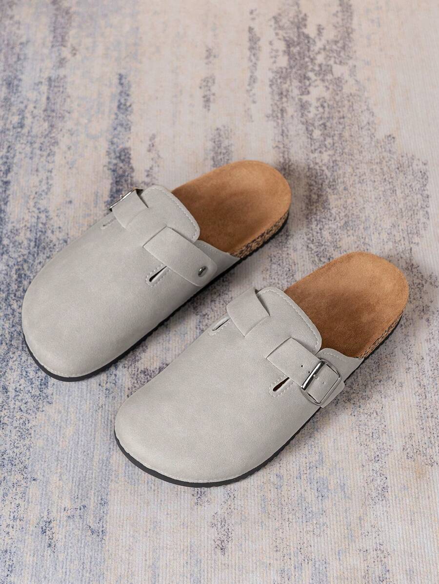 Men's Buckle Clog Sandals
