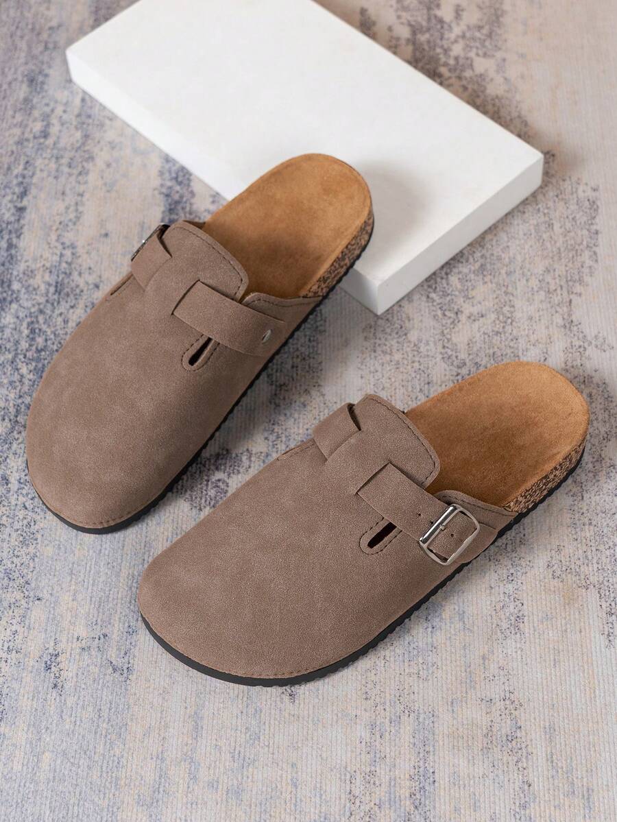 Men's Buckle Clog Sandals