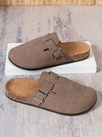 Men's Buckle Clog Sandals