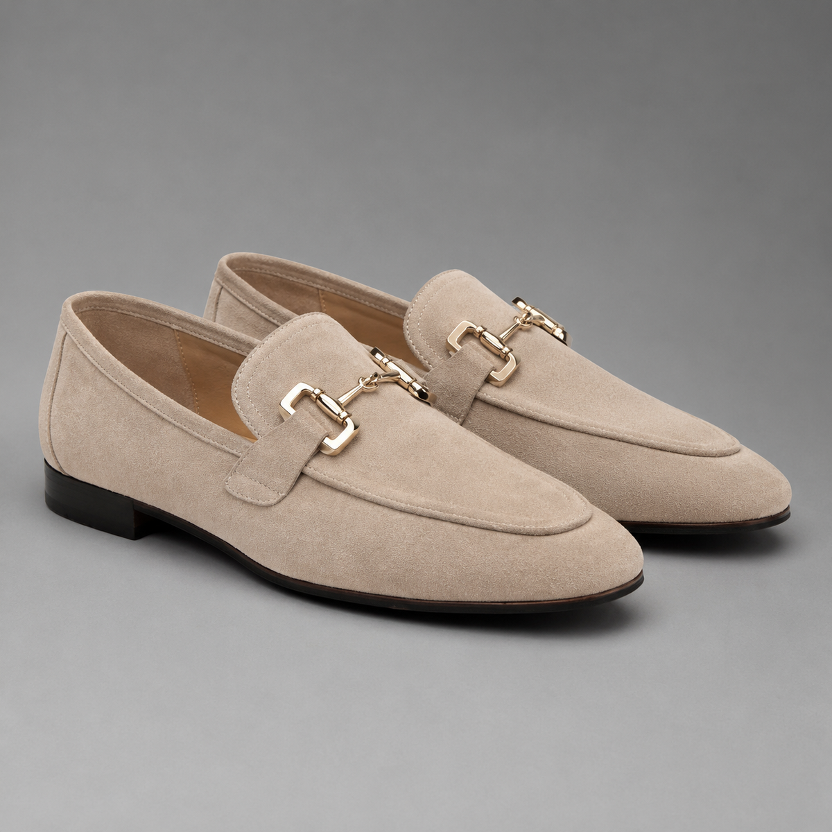 Men's Buckle Detail Loafers