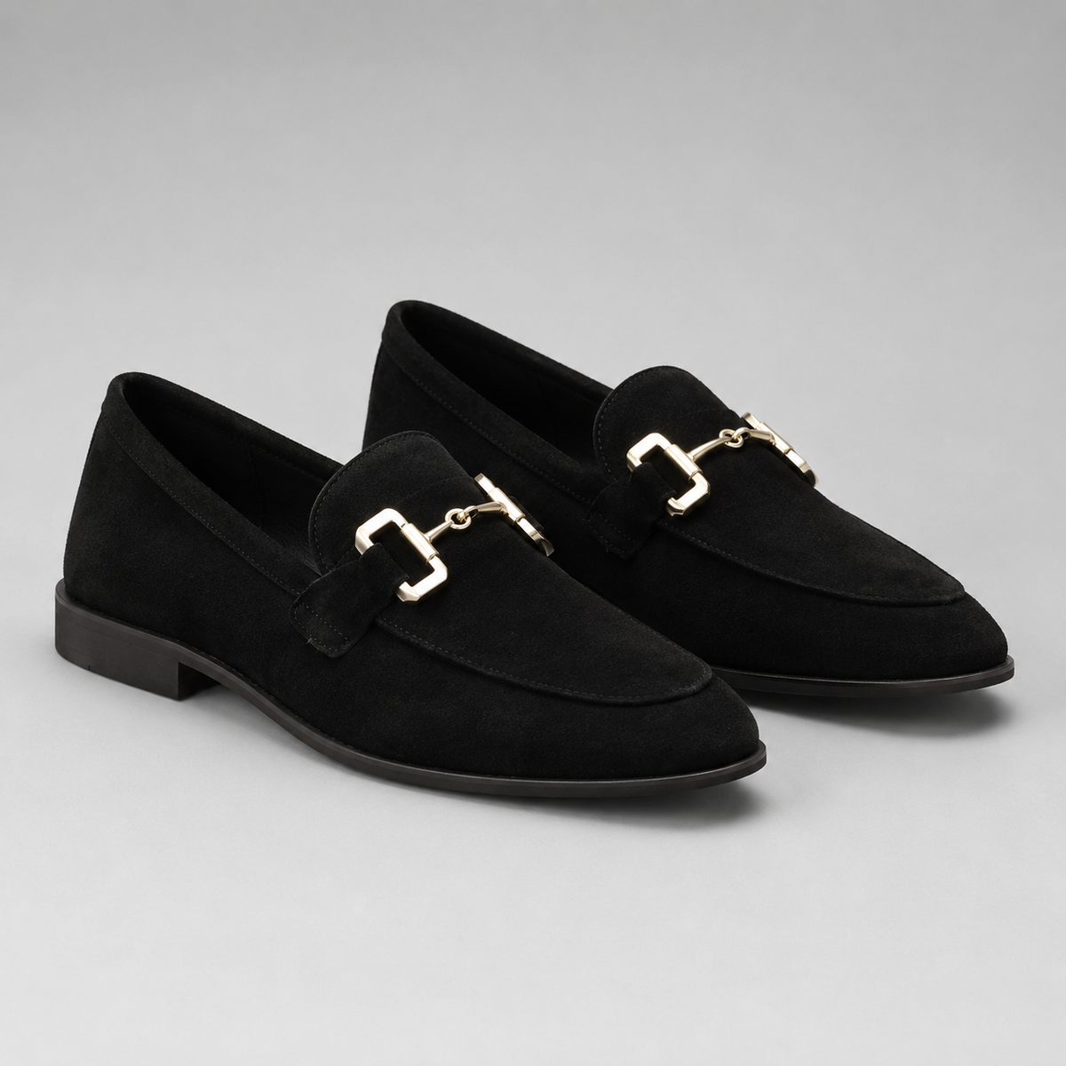 Men's Buckle Detail Loafers