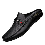 Men's Buckle Detail Slip-On Loafers