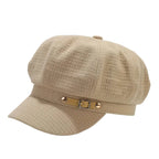 Men's Buckle Newsboy Cap