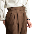 Men's Buckle Pleat Trouser