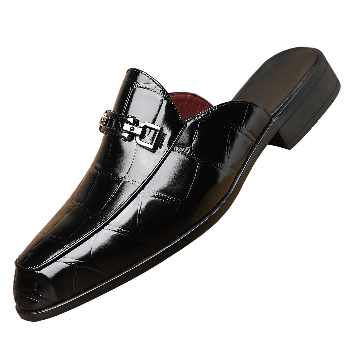 Men's Buckle Slip-On Loafers
