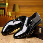 Men's Buckle Strap Dress Shoes