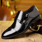 Men's Buckle Strap Dress Shoes