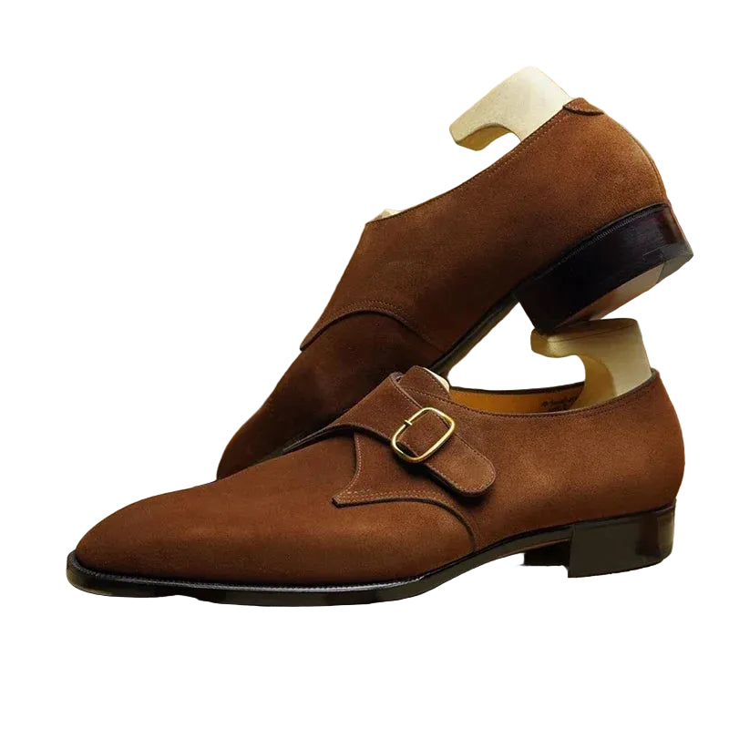 Men's Buckle Strap Shoes