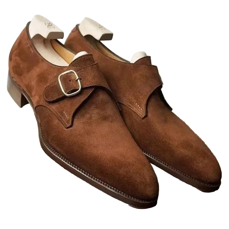 Men's Buckle Strap Shoes