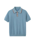 Men's Button Collar Polo Shirt