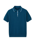 Men's Button Collar Polo Shirt